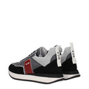 Cesare Paciotti Sneakers 4us Men's Fabric Gray/Burgundy