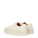 Jil Sander Women's Sneakers White Fabric/Cloud White