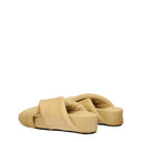 Jil Sander Loafers And Clogs Women Cavallino Beige/Champagne