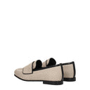 Max Mara Lizia Women's Fabric Loafers Beige/Warm Desert