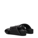 Jil Sander Loafers And Clogs For Women In Black Leather