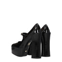 Sandały damskie Stuart Weitzman Sky High w kolorze czarnym, lakierowane