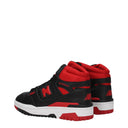 New Balance 650 Men's Sneakers Leather Black/Red