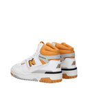 New Balance Sneakers 650 Women's Leather White/Canyon
