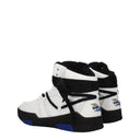 Saint Laurent Men's Sneakers White/Black Leather