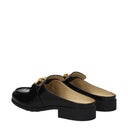Bottega Veneta Men's Slippers And Clogs Black Leather