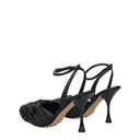 Bottega Veneta Women's Sandals Green/Ink Leather