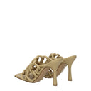 Bottega Veneta Women's Sandals Beige/Sugar Cane Leather