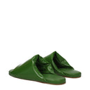Bottega Veneta Women's Sandals And Clogs Green/Chili Pepper Leather