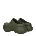 Balenciaga Crocs Clogs And Slides Men's Rubber Green/Khaki