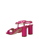 Christian Dior Women's Sandals Fabric Fuchsia