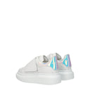 Alexander Mc Queen Gift Idea Sneakers Kids Woman Leather White/Multicolor