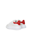 Alexander Mc Queen Gift Ideas Sneakers Kids Men Leather White/Red