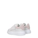 Alexander Mc Queen Gift Idea Sneakers Kids Men Leather White/Patchouli