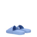 Balenciaga Gift Idea Slippers Kids Women Rubber Blue/Soft Sky
