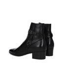 Saint Laurent 도리안 부츠 남성's 블랙 가죽