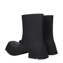 Balenciaga Trooper Stiefel Damen Gummi Schwarz