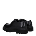 Dolce&Gabbana Men's Derby Shoes Black Leather