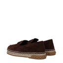 Valentino Garavani Espadrillas Mens Suede Brown