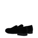 Dolce&Gabbana Men's Velvet Black Loafers