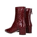 Aquazzura Groove Women's Boots Red/Eggplant Leather