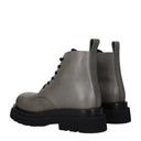 Bottega Veneta Men's Boots Gray/Asphalt Leather