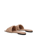 Bottega Veneta Women's Sandals And Clogs Pink Leather/Powder Pink