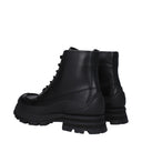 Alexander Mc Queen Men's Boots Black Leather