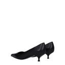 Alexander Mc Queen Women's Black Leather Décolleté