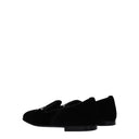 Palm Angels Women's Velvet Black Loafers