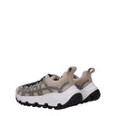 Brunello Cucinelli Sneakers Vibram Women's Suede Beige