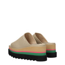 Stella Mc Cartney Women's Loafers And Clogs Eco Leather Beige/Sand
