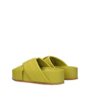 Stella Mc Cartney Women's Loafers And Clogs Eco Leather Green/Lime