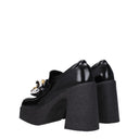 Stella Mc Cartney Women's Low Cut Heels Black Eco Leather
