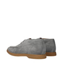 Eleventy Derby Men's Suede Gray/Light Gray