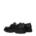 Salvatore Ferragamo Men's Ready Moccasins Black Leather