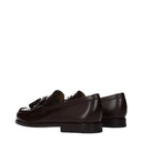 Prada Men's Brown/Burnt Leather Loafers