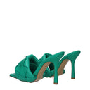 Bottega Veneta Women's Sandals Acid Green/Turquoise Leather