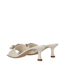 Salvatore Ferragamo Zelie Women's Sandals Beige/Mascarpone Leather
