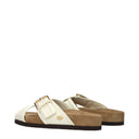 Valentino Garavani Sandals And Clogs Women Beige/Ivory Leather