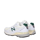 New Balance Sneakers 990 Men's Leather White/Green