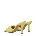 Bottega Veneta Femmes Sandales Cuir Jaune/Citron