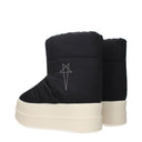 Damskie materiałowe botki Rick Owens Drkshdw w kolorze czarnym