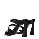 Versace Damens Sandalen aus schwarzem Leder