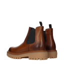 Prada Men's Ankle Boots Leather Brown/Cognac