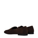 Prada Women's Moccasins Suede Brown/Black