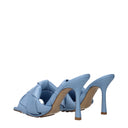 Bottega Veneta Damens Sandalen Hellblau/Eisleder