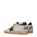 Golden Goose Ball Star Men's Sneakers Suede Gray/Black