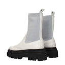 Eleventy Women's Boots Gray Leather