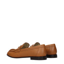 Miu Miu Women's Loafers Leather Brown/Cognac